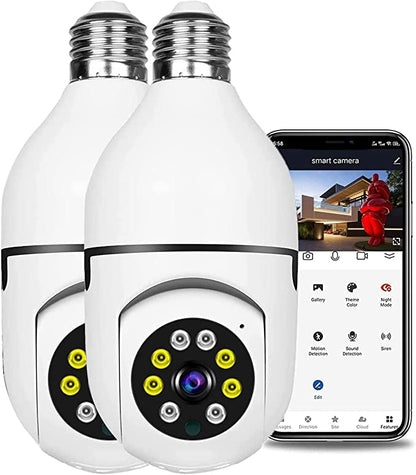 كاميرا المراقبة بالوايفاي على شكل مصباح