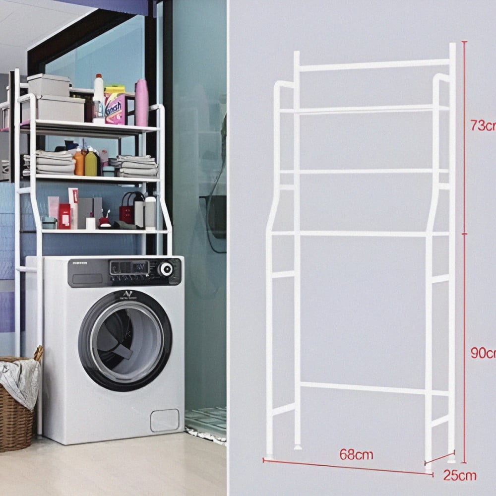 رف غسالة مكون من 3 طبقات
