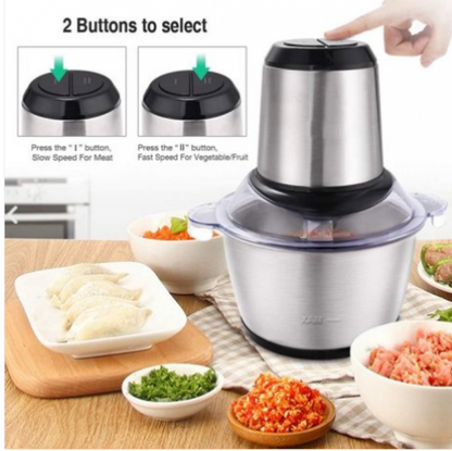 مفرمة لحم 2023 | خلاط لحوم متعدد الوظائف من الفولاذ المقاوم للصدأ | ماكينة فرم طعام المطبخ