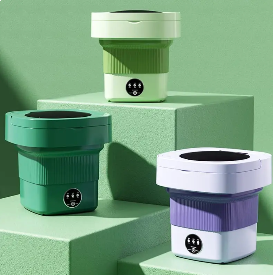 غسالة صغيرة محمولة قابلة للطي