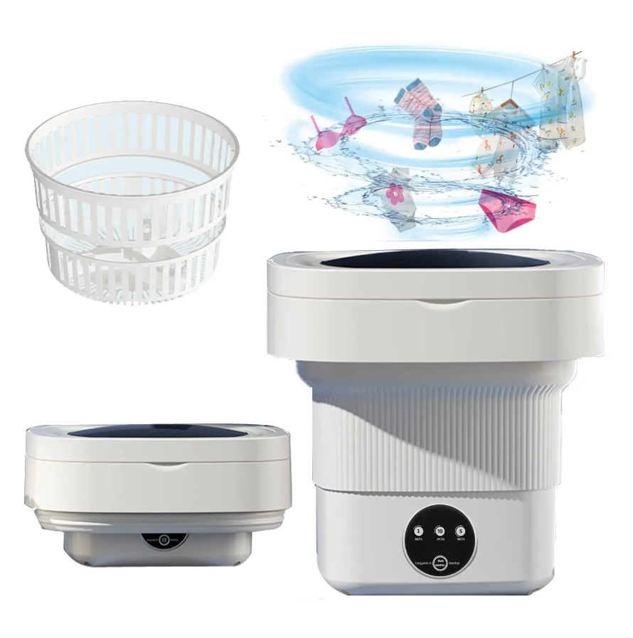 غسالة صغيرة محمولة قابلة للطي