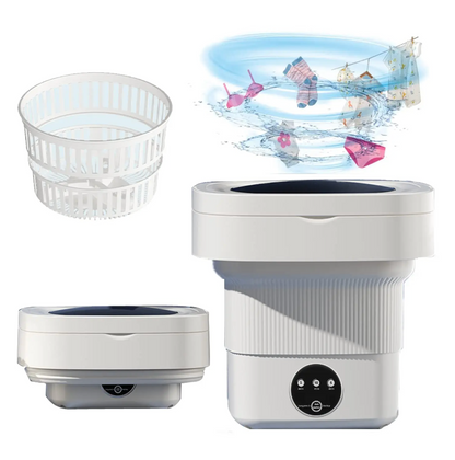 غسالة صغيرة محمولة قابلة للطي