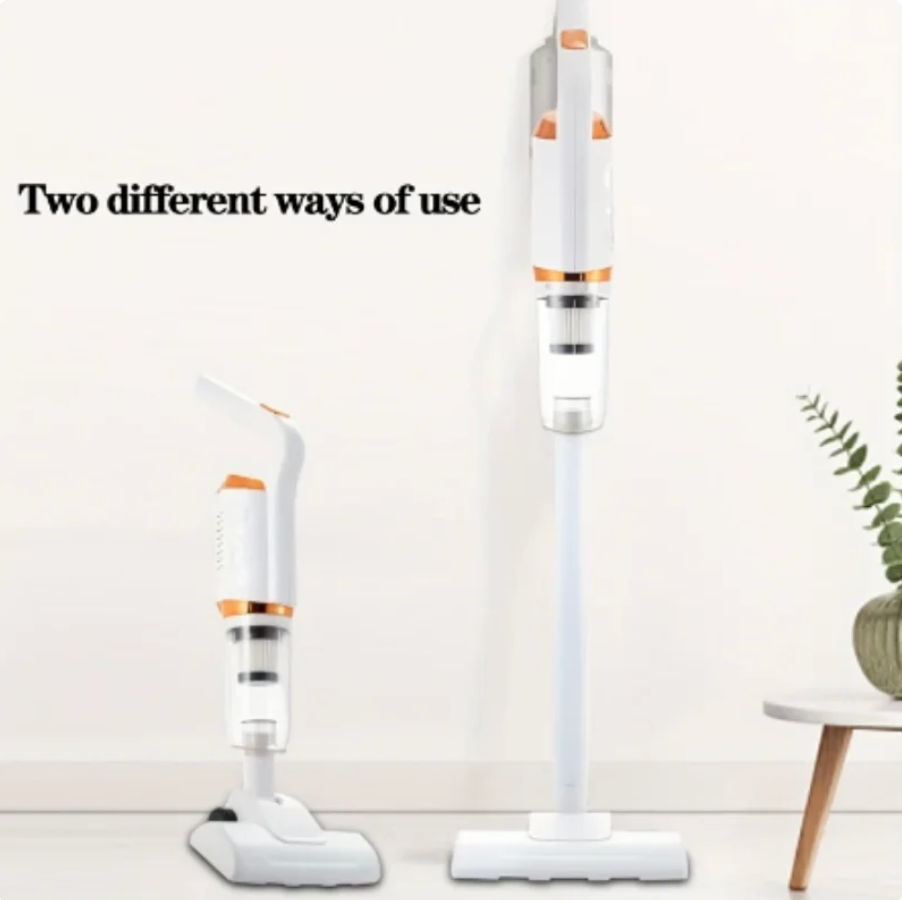 مكنسة كهربائية خفيفة بدون اكياس لمنزل السيارة، منظف