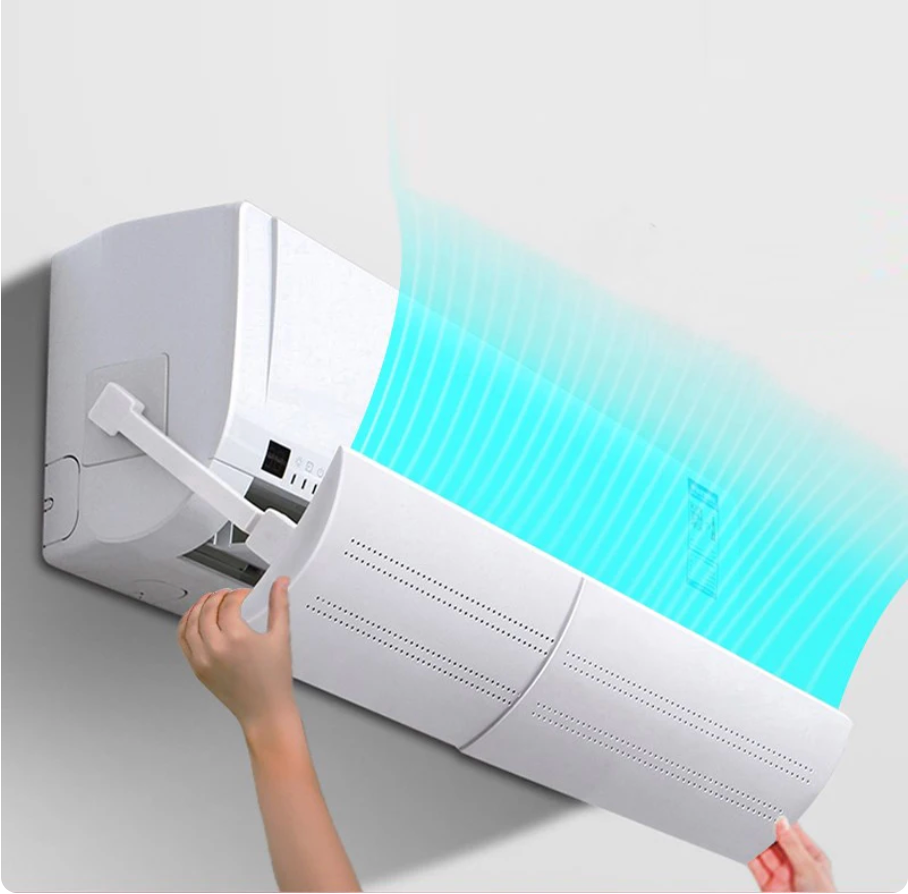 غطاء لصد وتوجيه هواء مكيف الهواء في جميع الاتجاهات