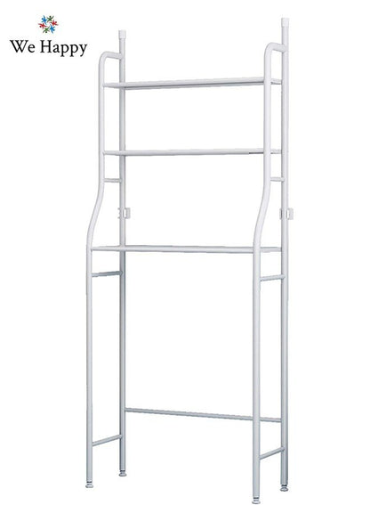 منظم رف المرحاض المكون من 3 طبقات فوق المرحاض، سهل التجميع، رف تخزين عالي السعة وموفر لمساحة الحمام