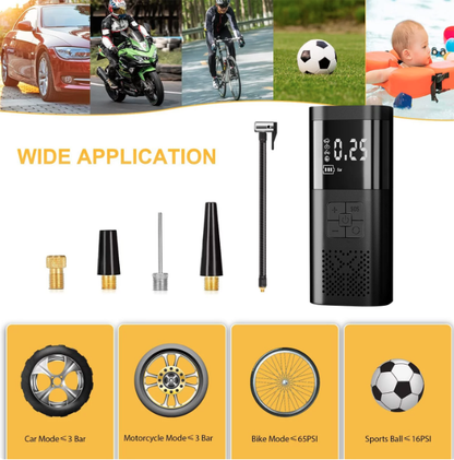 مضخة هواء كهربائية محمولة قوية